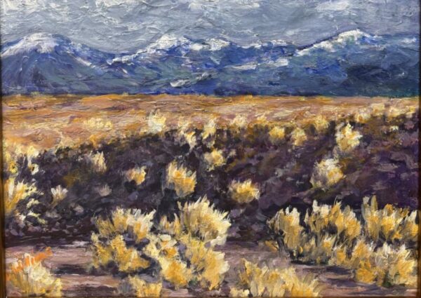 Desert Splendor. Acrylic on linen panel